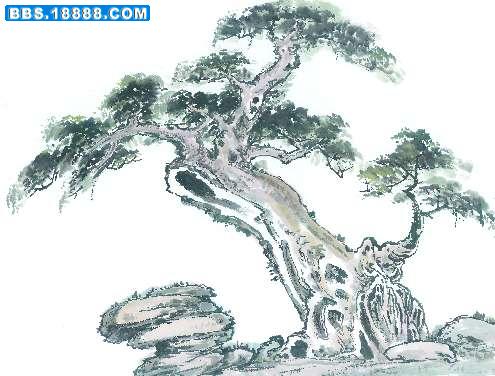 中国名画与“盆景艺术”－－－－国画篇9.jpg