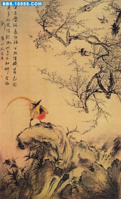 山雀爱梅图(清).jpg