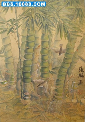 工笔画罗汉竹改.jpg