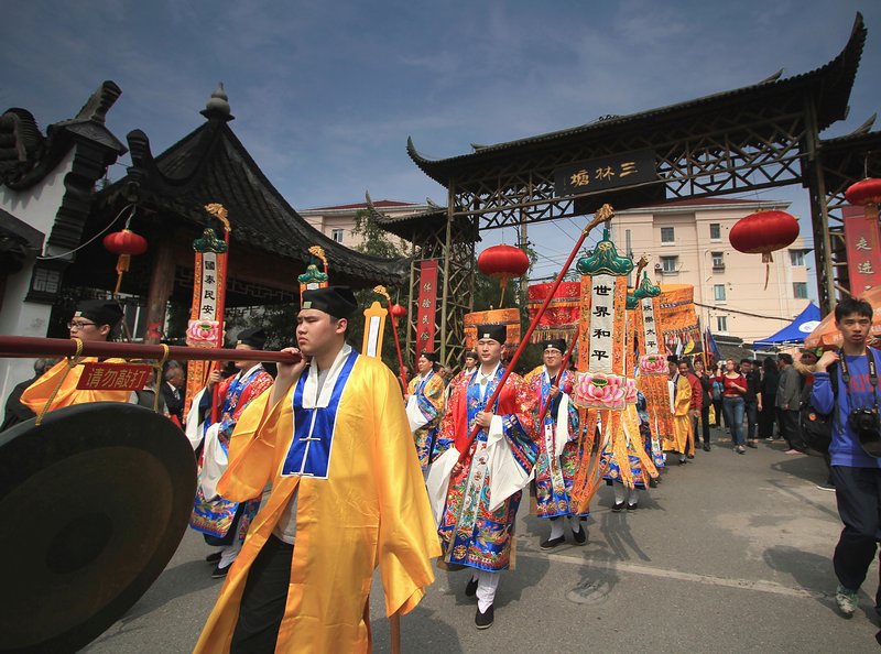 2016 第五届上海民族文化节三月半圣堂庙会